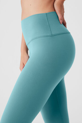 Alo Yoga 7/8 High-Waist Airbrush Legging - Teal Agate in Kuwait
