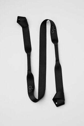 Alo Yoga Yoga Strap - Black/Anthracite - Black/Anthracite / One Size in Saudi Arabia