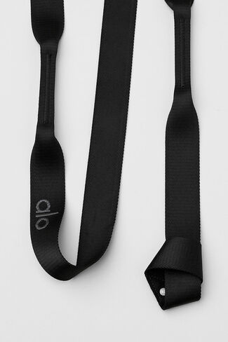 Alo Yoga Yoga Strap - Black/Anthracite - Black/Anthracite / One Size in Saudi Arabia
