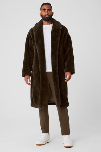 Alo Yoga Oversized Sherpa Trench - Espresso in Saudi Arabia