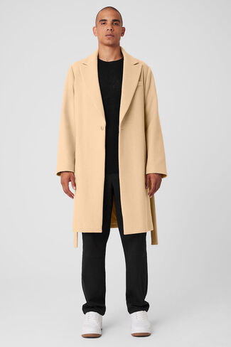 Alo Yoga Wool Gameday Overcoat - Camel in Saudi Arabia