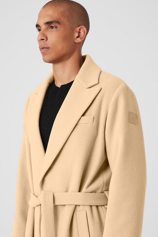 Alo Yoga Wool Gameday Overcoat - Camel in Saudi Arabia