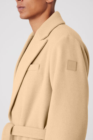 Alo Yoga Wool Gameday Overcoat - Camel in Saudi Arabia