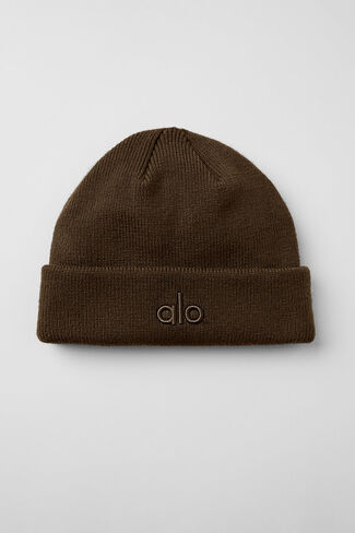 Alo Yoga Notable Beanie - Espresso - Espresso / One Size in Saudi Arabia