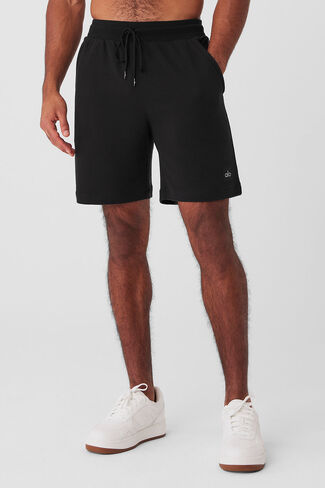 Alo Yoga 7" Micro Waffle Fast Break Short - Black in Saudi Arabia