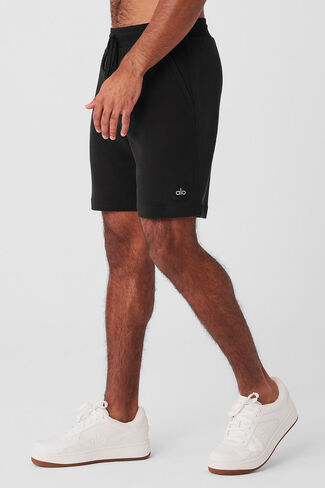 Alo Yoga 7" Micro Waffle Fast Break Short - Black in Saudi Arabia