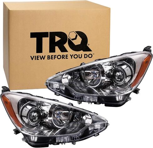 TRQ مجموعة مصابيح أمامية مجموعة المصابيح الأمامية متوافقة مع 2012-2014 تويوتا بريوس C TO2502214 TO2503214 in Saudi Arabia