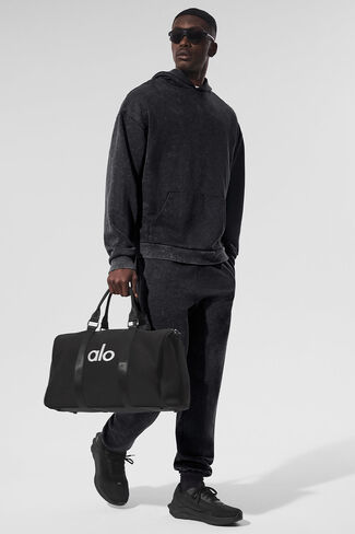 هودي Alo Yoga Chill Vintage Wash - غسيل أسود in Kuwait