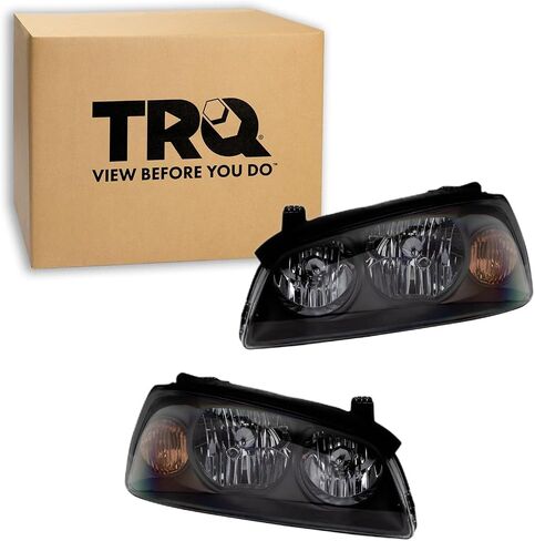 TRQ Headlight Assembly Set Headlights Compatible with 2004-2006 Hyundai Elantra HY2502130 HY2503130 in Saudi Arabia