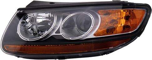 TRQ Headlight Assembly Set Headlights Compatible with 2007-2009 Hyundai Santa Fe HY2502150 HY2503150 in Saudi Arabia
