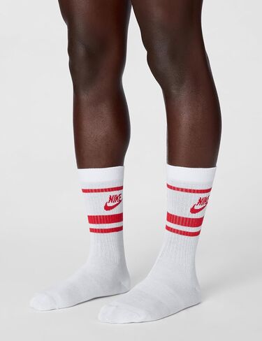 NIKE Sportswear Everyday Essential Crew Socks (3 Pairs) Adult DX5089-105, Size S in Saudi Arabia