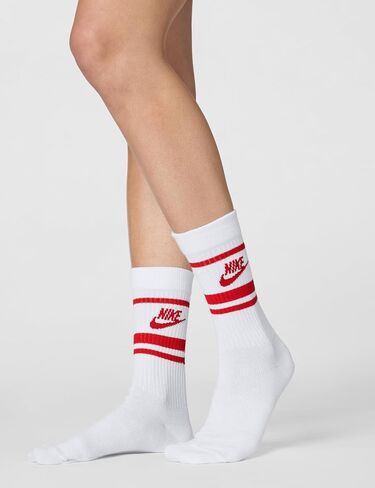 NIKE Sportswear Everyday Essential Crew Socks (3 Pairs) Adult DX5089-105, Size S in Saudi Arabia