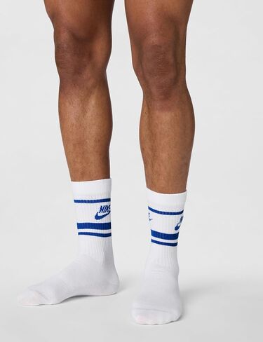 NIKE Sportswear Everyday Essential Crew Socks (3 Pairs) Adult DX5089-105, Size S in Saudi Arabia