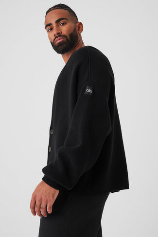 سترة ألو يوجا سكولار كارديجان - أسود in Kuwait