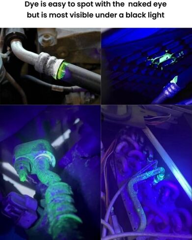 Generic Leak Detector Dye Charge for 1234YF Systems + Simple Installation Hose (3 Can Kit) in Saudi Arabia