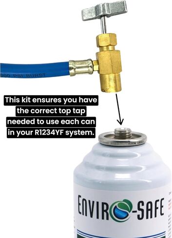 Generic Leak Detector Dye Charge for 1234YF Systems + Simple Installation Hose (3 Can Kit) in Saudi Arabia