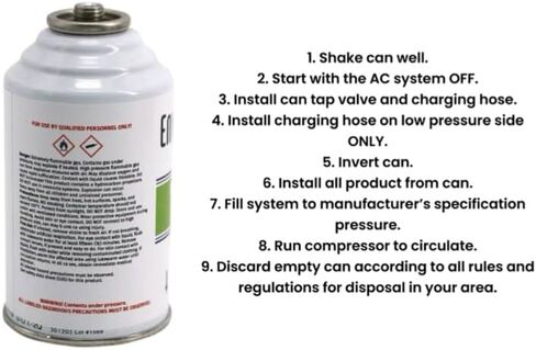Generic Leak Detector Dye Charge for 1234YF Systems + Simple Installation Hose (3 Can Kit) in Saudi Arabia