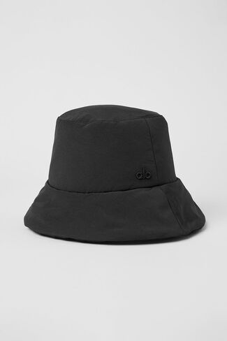 Alo Yoga Good Shade Puffer Bucket Hat - Black in Saudi Arabia