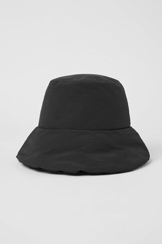 Alo Yoga Good Shade Puffer Bucket Hat - Black in Saudi Arabia