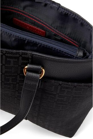 Tommy Hilfiger Evelyn II Convertible Satchel-Square Monogram Jacquard in Saudi Arabia