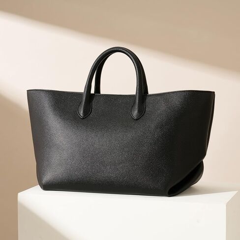 CHUNLI Leather Tote Bag for Women, Large Top-handle Handbags with Detachable Pocket for Work Travel Events Casual in Kuwait