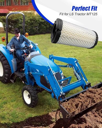 ULZOZN Filter Kit Fit for LS Tractor MT125, Oil Fuel Hydraulic Oil Filter Replace 11930535150 40358122 40049450 40195621 40220109 in Saudi Arabia