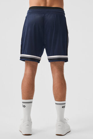 Alo Yoga 7" Key Mesh Basketball Short - Navy in Kuwait