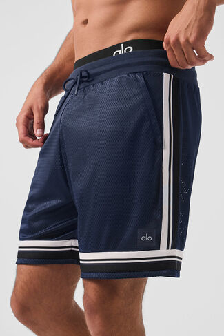 Alo Yoga 7" Key Mesh Basketball Short - Navy in Kuwait