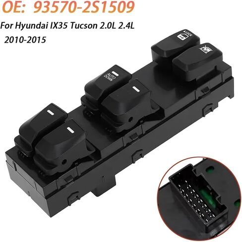 Power Master Window Switch Control Button 93570-2S1509 16 Pins 1Pcs in Saudi Arabia