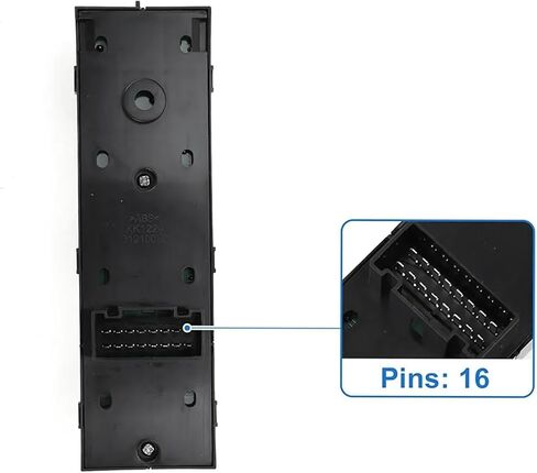 Power Master Window Switch Control Button 93570-2S1509 16 Pins 1Pcs in Saudi Arabia