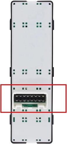 93570-3S000 سائق أمامي يسار أسود مع زر تبديل نافذة الطاقة باللون الأزرق قطعة واحدة in Saudi Arabia