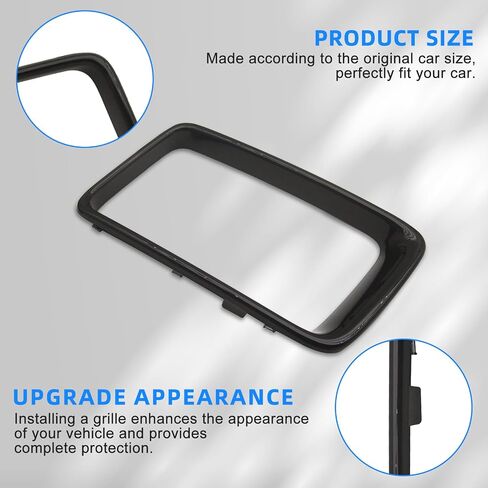 حشوات شبكية أمامية من JINCHEN متوافقة مع ملحقات غطاء الشبكة المشبك لسيارة Jeep Grand Cherokee 2014 2015 2016 (Ring Grill-Chrome) in Kuwait