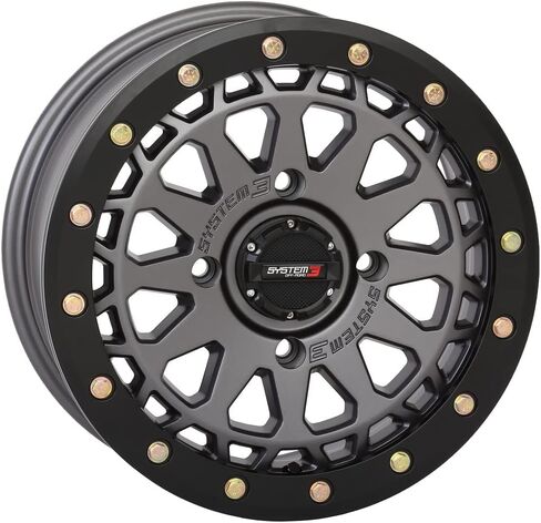 عجلة System 3 SB-6 Beadlock 15x7 ATV/UTV - مسدس معدني (4/137) 5+2 [15S3-6637] in Saudi Arabia