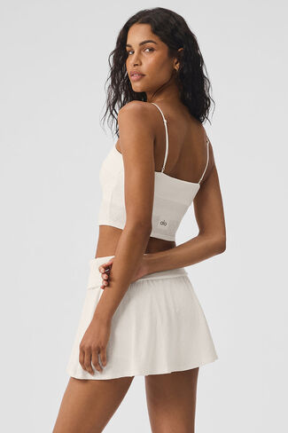 ألو يوجا دبل أونلي حمالة صدر بدون أكمام - عاجي in Kuwait