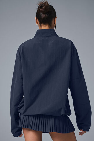 بلوفر Alo Yoga خفيف الوزن للوجبات الجاهزة - كحلي in Kuwait