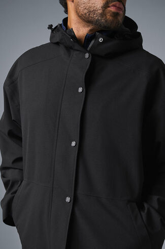 Alo Yoga Rain Or Shine Long Coat - Black in Saudi Arabia