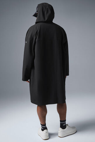 Alo Yoga Rain Or Shine Long Coat - Black in Saudi Arabia