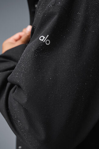 Alo Yoga Rain Or Shine Long Coat - Black in Saudi Arabia