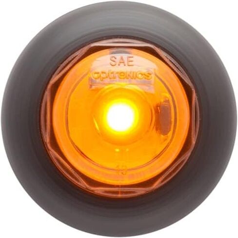 Optronics 3/4" Amber LED Non Directional Marker Clearance Light MCL10AKB And A11GB Grommet in Saudi Arabia
