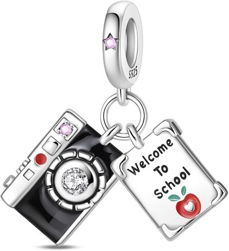 Super Mom My Hero Charm 925 Sterling Silver Charm Fits Women's Charm Bracelet & Necklace Valentine's Day Mother's Day Jewelry Gifts for Women in Kuwait