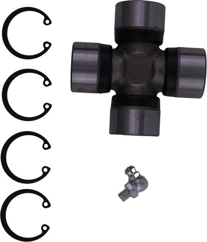 JZGRDN 144465A1 84355357 9968059 Spider U-Joint with Snap Rings Cross Compatible with Case 570LXT, 570MXT, 580L, 580M, 580 Super L, 580 Super M in Saudi Arabia