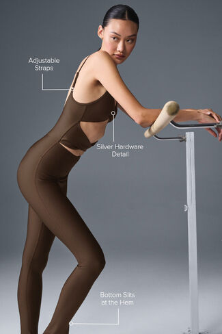 Alo Yoga Airlift A-List Onesie - Espresso in Kuwait