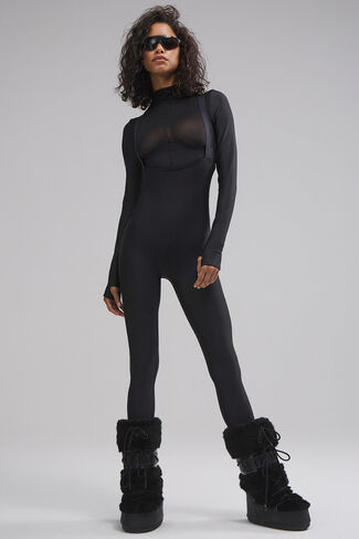 مريلة ألو يوجا إيرليفت للشتاء الدافئ للتزلج - أسود in Kuwait