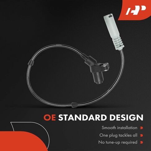 A-Premium ABS Wheel Speed Sensor Compatible with BMW Models - E36 Series 318ti 1996-1999, Z3 1997-2002 - Rear Driver or Passenger Side, Replace# 1182795, 1164474 in Saudi Arabia