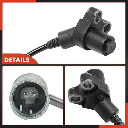 A-Premium ABS Wheel Speed Sensor Compatible with BMW Models - E36 Series 318ti 1996-1999, Z3 1997-2002 - Rear Driver or Passenger Side, Replace# 1182795, 1164474 in Saudi Arabia