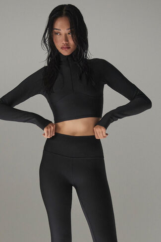 Alo Yoga Airlift Winter Warm Ski Time Long Sleeve - Black in Saudi Arabia