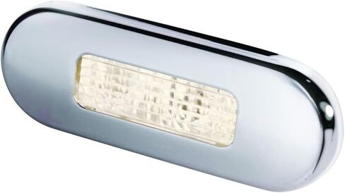 Hella 959680411 '9680 Series' Multivolt Warm White 10-33V DC LED Step Light with Polished Stainless Steel Rim in Saudi Arabia