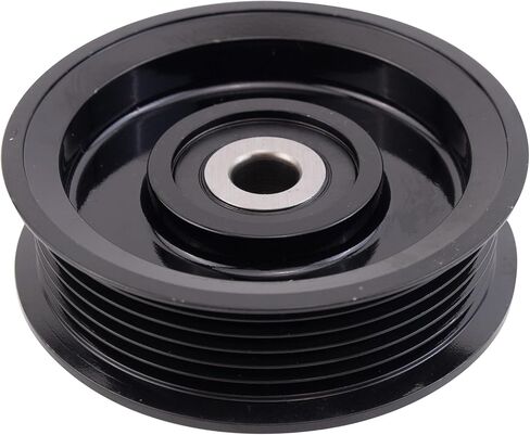 TRQ Serpentine Belt Idler Pulley Compatible with 96-21 Chevrolet 96-16 GMC 99-05 Workhorse Custom Chassis in Saudi Arabia