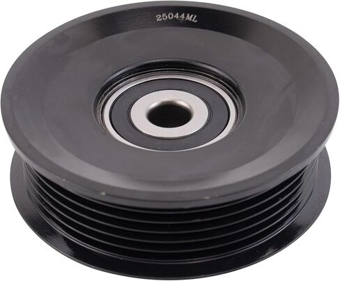 TRQ Serpentine Belt Idler Pulley Compatible with 96-21 Chevrolet 96-16 GMC 99-05 Workhorse Custom Chassis in Saudi Arabia