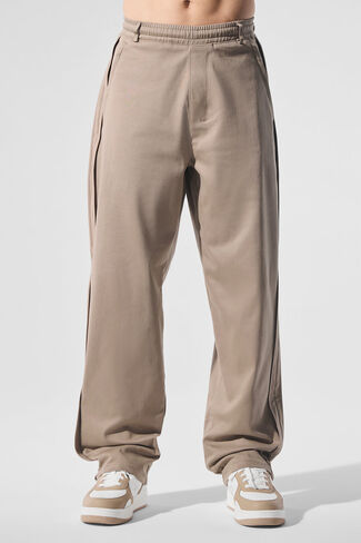 Alo Yoga Edition Sueded Straight Leg Pant - Gravel in Saudi Arabia